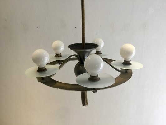 Vintage Bauhaus Chandelier, 1920s-SU-681587