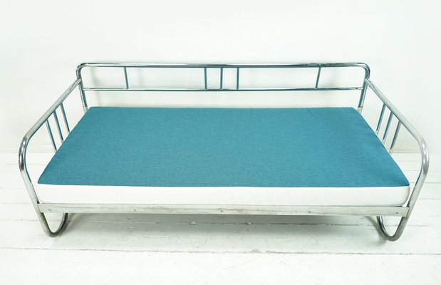 Vintage Bauhaus Sofa Daybed with Loop Feet, 1930s-FHJ-627067