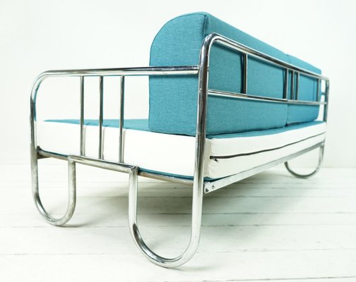 Vintage Bauhaus Sofa Daybed with Loop Feet, 1930s-FHJ-627067