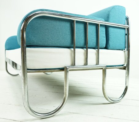 Vintage Bauhaus Sofa Daybed with Loop Feet, 1930s-FHJ-627067