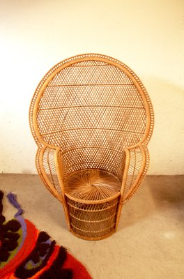 Vintage Beatrice Peacock Chair, Italy, 1970s-HUY-1124565