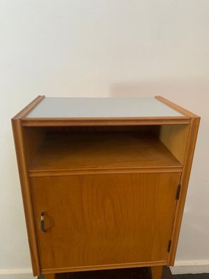 Vintage Bedside Table in Ash, 1950s-IJR-1784055