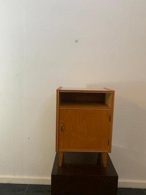 Vintage Bedside Table in Ash, 1950s-IJR-1784055