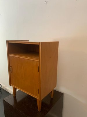 Vintage Bedside Table in Ash, 1950s-IJR-1784055