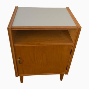 Vintage Bedside Table in Ash, 1950s-IJR-1784055