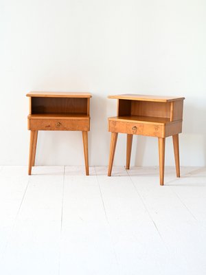 Vintage Bedside Tables, 1960s, Set of 2-QWP-2033937