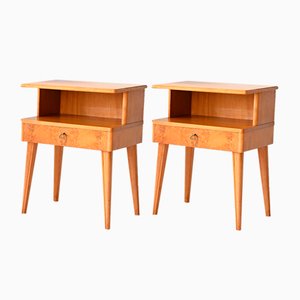 Vintage Bedside Tables, 1960s, Set of 2-QWP-2033937