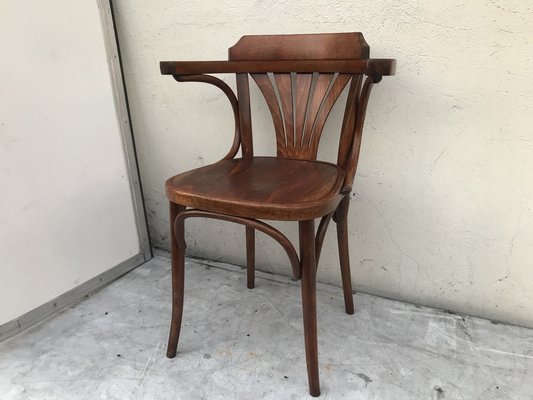 Vintage Beech Armchair, 1950s-WQQ-1452645