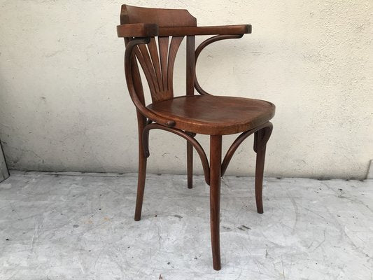 Vintage Beech Armchair, 1950s-WQQ-1452645