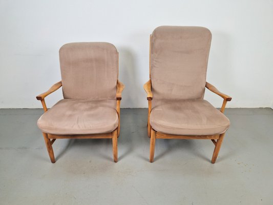 Vintage Beech Armchairs by Farstrup Møbler Casa, 1970s, Set of 2-AXJ-2022563