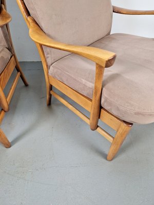 Vintage Beech Armchairs by Farstrup Møbler Casa, 1970s, Set of 2-AXJ-2022563