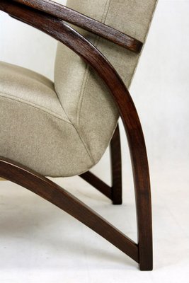 Vintage Beech Armchairs by Jindřich Halabala, 1940s, Set of 2-WVS-1176619