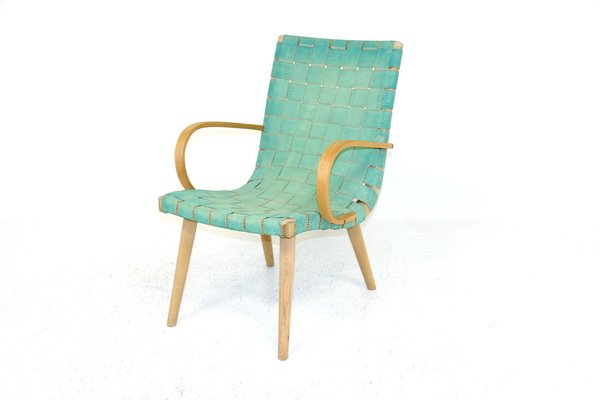 Vintage Beech Armchairs, Sweden, 1970s-GEK-1290970