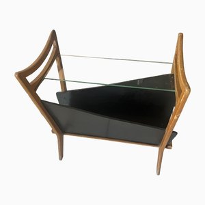 Vintage Beech Magazine Rack, 1980s-TEP-1410585