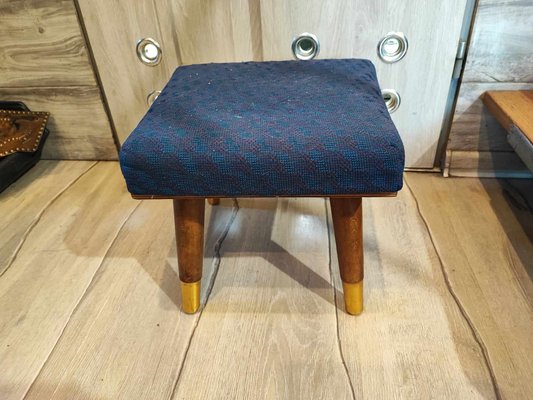 Vintage Beech Stool, 1970s-CAQ-1787710