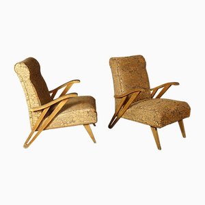 Vintage Beechwood Armchairs, Set of 2-WSV-1336917