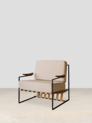 Vintage Beige Anette Armchair-LYU-1805858