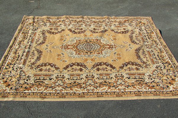 Vintage Beige Rug in Wool & Cotton, 1970s-RDN-1725450