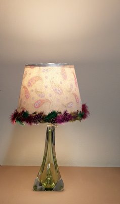 Vintage Belgian Crystal Glass Table Lamp from Val St Lambert-HOI-1440973