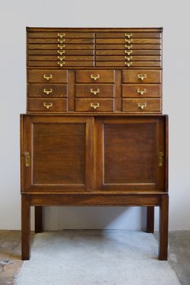 Vintage Belgian Office Cabinet, 1920-GQ-1335604