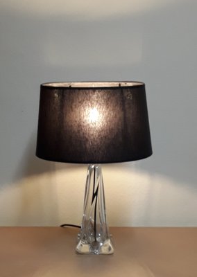 Vintage Belgian Table Lamp from Val St. Lambert, 1970s-HOI-1402778