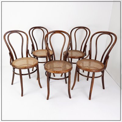 Vintage Bentwood Chairs from the Fischel Company, Set of 5-NYF-2019040