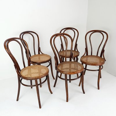 Vintage Bentwood Chairs from the Fischel Company, Set of 5-NYF-2019040