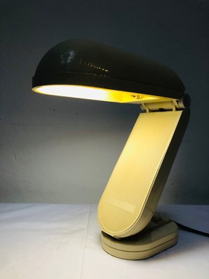 Vintage Beveled Table Lamp from Fase, 1980s-RZY-693972