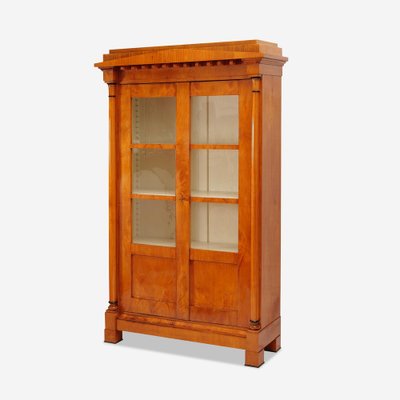 Vintage Biedermeier Brown Cabinet-GCQ-1777858