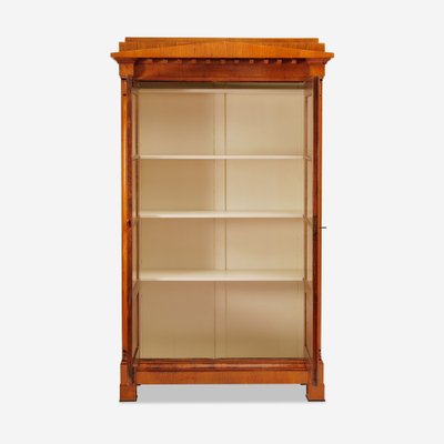 Vintage Biedermeier Brown Cabinet-GCQ-1777858