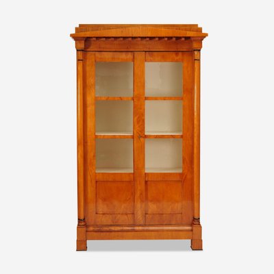 Vintage Biedermeier Brown Cabinet-GCQ-1777858