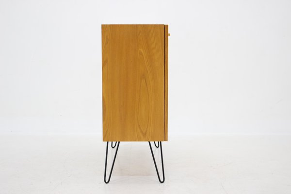 Vintage Birch & Iron Cabinet, 1970s-TZ-1296237