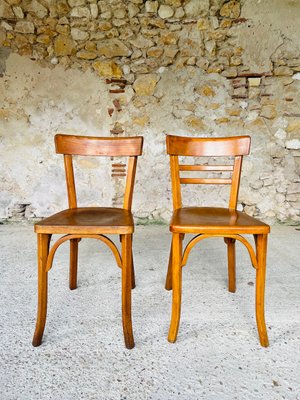 Vintage Bistro Chairs by Baumann, 1950s, Set of 2-OJT-2027120