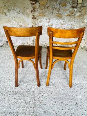 Vintage Bistro Chairs by Baumann, 1950s, Set of 2-OJT-2027120