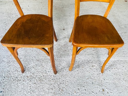 Vintage Bistro Chairs by Baumann, 1950s, Set of 2-OJT-2027120