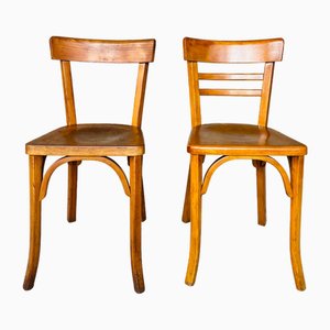 Vintage Bistro Chairs by Baumann, 1950s, Set of 2-OJT-2027120