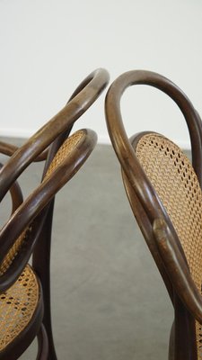 Vintage Bistro Chairs with Armrests from Thonet, Set of 2-HPP-2023275