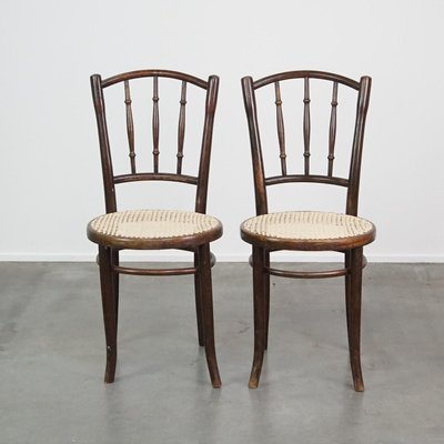 Vintage Bistro Design Chairs from Thonet, Set of 2-HPP-2034382