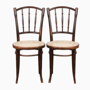 Vintage Bistro Design Chairs from Thonet, Set of 2-HPP-2034382