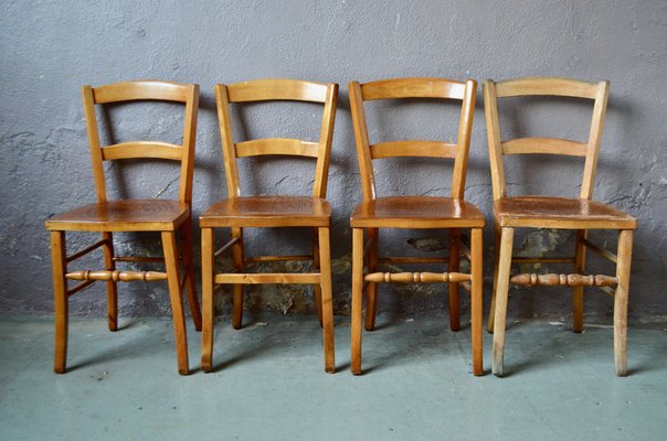 Vintage Bistrot Chairs, Set of 4-AIU-1066697