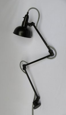 Vintage Black Aluminum Sconce from F.W. Schmid München-EY-748904