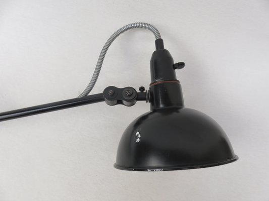 Vintage Black Aluminum Sconce from F.W. Schmid München-EY-748904