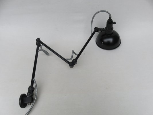 Vintage Black Aluminum Sconce from F.W. Schmid München-EY-748904