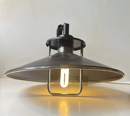 Vintage Black Architects Studio Rise and Fall Ceiling Lamp from Bell Belysning, 1980s-LCR-1755997