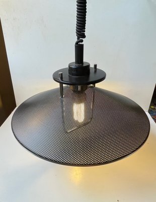 Vintage Black Architects Studio Rise and Fall Ceiling Lamp from Bell Belysning, 1980s-LCR-1755997