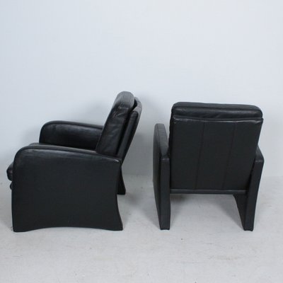 Vintage Black Leather Chair-HJY-1716317