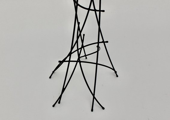 Vintage Black Metal Coat Rack by B.R.A.N.D, Vienna, 1980s-NB-1189198