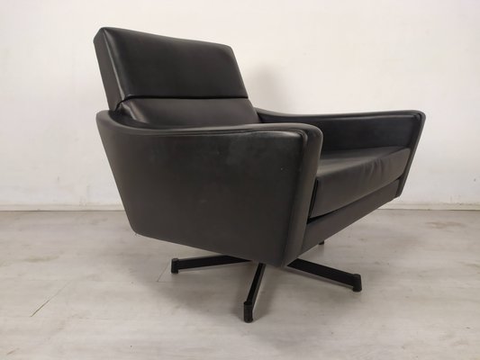 Vintage Black Swirl Armchair from Skai-EAD-1155618