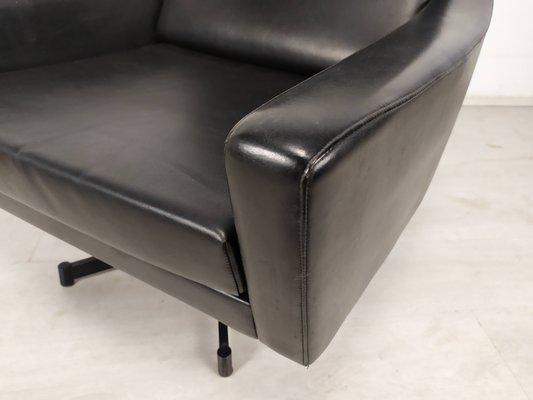 Vintage Black Swirl Armchair from Skai-EAD-1155618