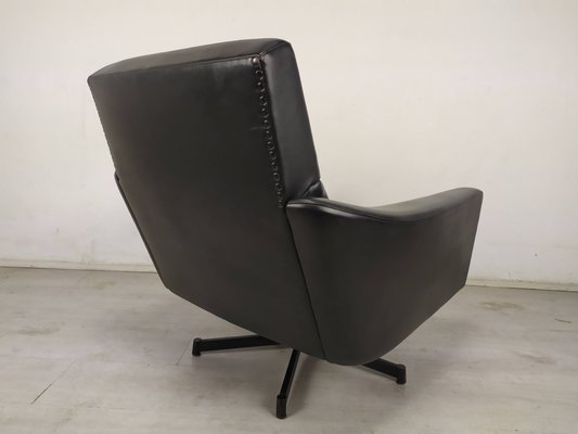 Vintage Black Swirl Armchair from Skai-EAD-1155618